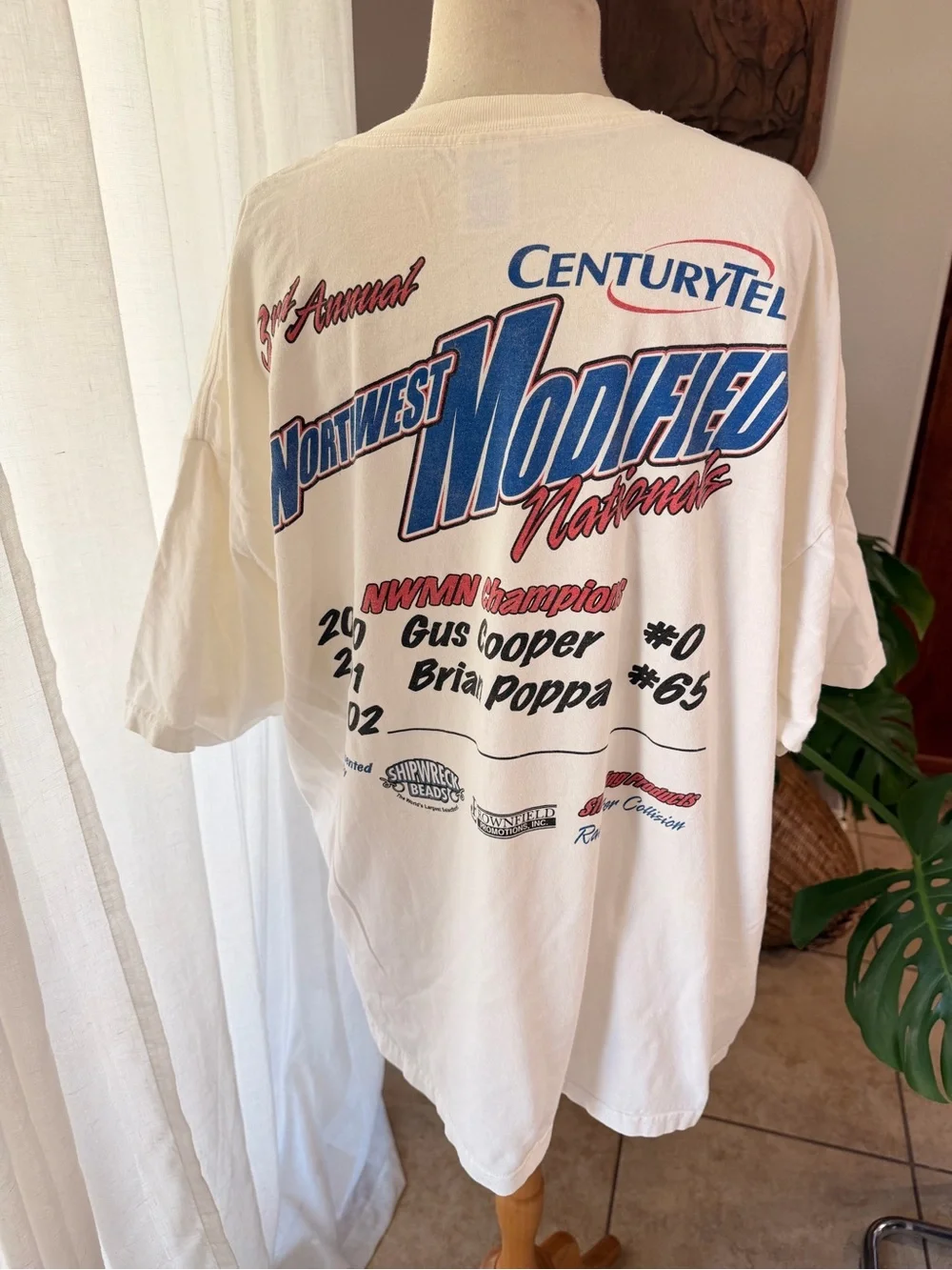 Vintage 2002 Northwest Modified Nationals Racing Tee XXL
